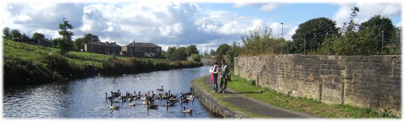 Clean waterway on the Rochdale